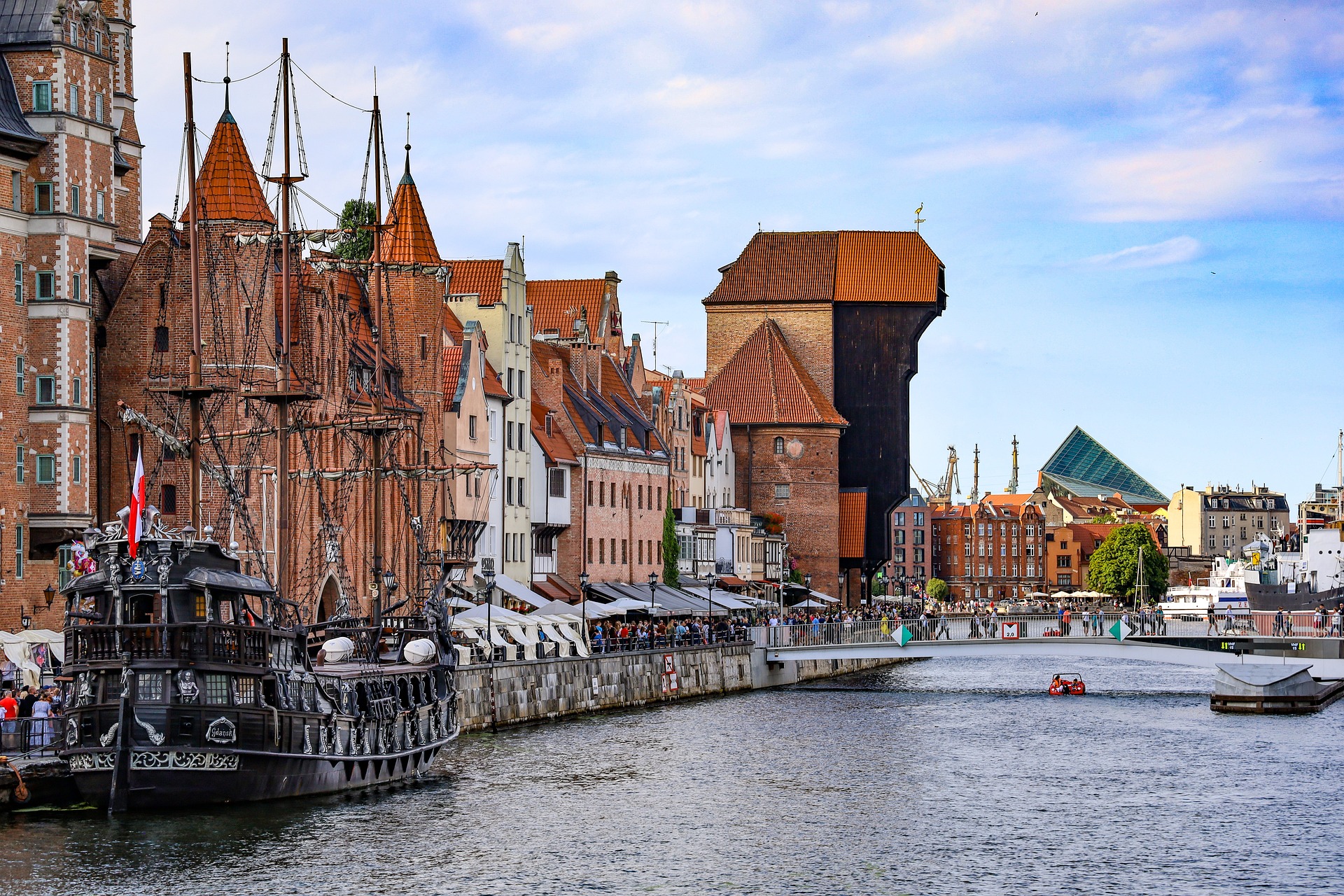 river, gdansk, poland