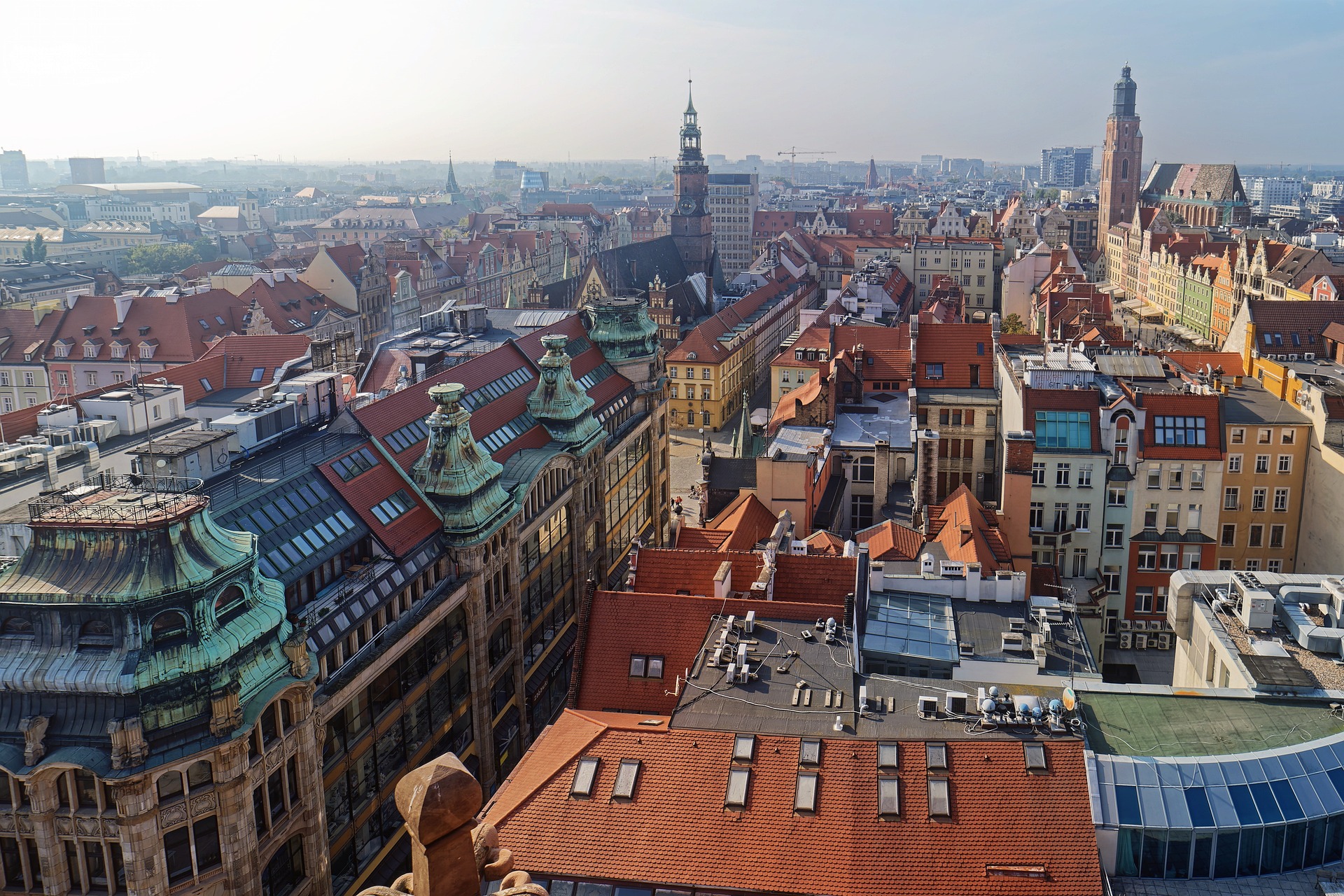 cityscape, city, wroclaw